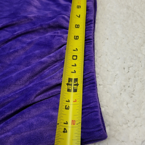 Cozee Corner Purple Velour Y2K Lounge Set Women’s Large Zip Jacket Pants Cozy - Picture 3 of 5